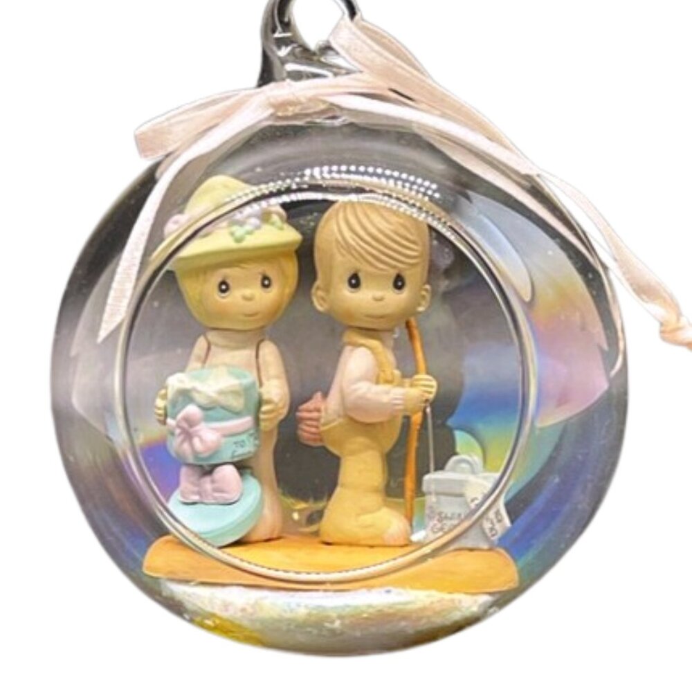 Precious Moments Ornament Merry Dreams Our First Christmas Together 1993 Vintage